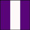 10ft Bundle/3 White Center Colored Ends Round Rails Purple/White/Purple view 2
