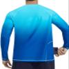 Mens Swim Shirts UPF 50+ Sun Protection Quick Dry SPF Rash Guard Outdoor Beach Fishing T Shirts(Long Sleeve GradientOcean,XXL) view 1