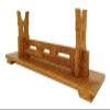 Katana Holder Sword Stand Holder Katana Samurai Sword Wakizashi Sword Mount Display Stand Bracket Weapon Stand Solid Wood Sword Stand (Size : 1 Layer) (2 Layer) view 1