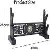 Weapon Rack Sword Stand Katana Samurai Sword Holder Black Tai Chi Bagua Style Display Rack Sword Stand view 2