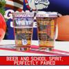 Greenline Goods  University of Gonzaga Bulldogs College Pint Beer Glasses (Set of 2), 16 oz  Full-Color Logo + Campus Map view 2