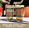 Greenline Goods  University of Purdue Boilermakers College Pint Beer Glasses (Set of 2), 16 oz  Full-Color Logo + Campus Map view 2
