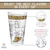 Greenline Goods  University of Purdue Boilermakers College Pint Beer Glasses (Set of 2), 16 oz  Full-Color Logo + Campus Map view 4