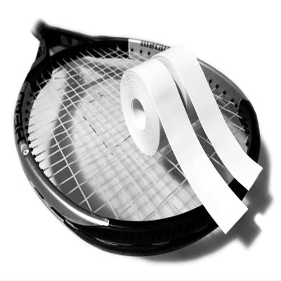 NeoPRO Tennis Racket Protection Tape, Racket Head AntiScratch Frame Guard PU TPU Sticker (30mm Wide, White, 2 Rolls (10m))