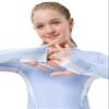 FitsT4 Sports Girls Long Sleeves Shirts Thumbhole English Horse Riding Shirt UPF50 Quick Dry Kids Equestrain Half Zip Jacket Blue X-Large view 3