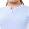 FitsT4 Sports Girls Long Sleeves Shirts Thumbhole English Horse Riding Shirt UPF50 Quick Dry Kids Equestrain Half Zip Jacket Blue X-Large view 4