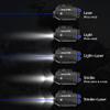 AUCLAYTEC Pistol Light Laser Combo with USB-C Charging, 500 Lumen Blue Beam Sight Tactical Flashlight for Subcompact Compact Pistol and Picatinny Rail view 3