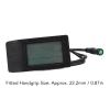 NDNCZDHC Electric Bicycle LCD Display Meter 5pin Waterproof Interface Electric Bicycle Display Meter Abs Electric Bike Dispaly for Bafang Controller 2448v view 2