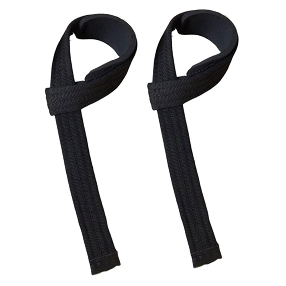 SUPVOX 1pair Weightlifting Straps for Enhanced Grip Exercise Tool for Weight Lifting Bodybuilding and Strength Training Design Pads for Comfort and Black