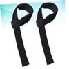 SUPVOX 1pair Weightlifting Straps for Enhanced Grip Exercise Tool for Weight Lifting Bodybuilding and Strength Training Design Pads for Comfort and Black view 4
