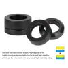 Disc Brake Bolts Spacer Mountain Bikes Convex Concave Washers Rings, Bikes Brake Caliper Spacer Set and Mountain Bikes Concave and Convex Disc Brake Spacers Included, Base Fixed Screw Heighten view 3
