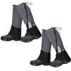 HACLEN 2 Pair Leg Gaiters, Waterproof, Boot Gaiters, Shoe Gaiters, Lower Leg Protection for Hunting, Hiking, Mountain Climbing,L view 1