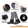 HACLEN 2 Pair Leg Gaiters, Waterproof, Boot Gaiters, Shoe Gaiters, Lower Leg Protection for Hunting, Hiking, Mountain Climbing,L view 3
