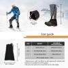 HACLEN 2 Pair Leg Gaiters, Waterproof, Boot Gaiters, Shoe Gaiters, Lower Leg Protection for Hunting, Hiking, Mountain Climbing,L view 4