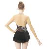 Kmeruoys Women's and Girls' Figure Skating Clothing Leotard Skating Performance Costume (Color : Black, Size : 120CM) view 2