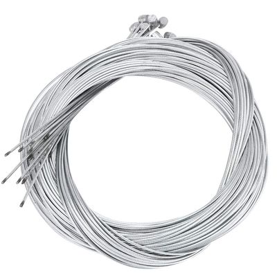 Pilipane Bikes Brake Cable, Electric Bikes Brake Cable 20PCS Metal 2 5M Length 1 6mm Thick, Bikes Brake Cable Bikes Rear Brake Cable Brake Line Cycling Accessory, Electric Bikes Modification