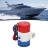 Bilge Pump, Marine Bilge Pump, Boat Bilge Water Pump, Boat Submersible Bilge Pump, 12V Electric Marine Water Pump 29mm ID Hose Submersible Boat Water Pump view 3