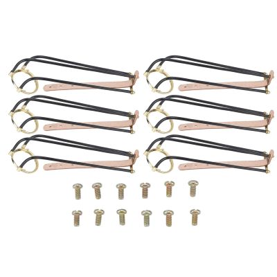 JEOZBM 6 pcs Billiards Table Pocket Rail, Snooker Table Pocket Net Complete with Net Bags Snooker Billiard Table Accessories