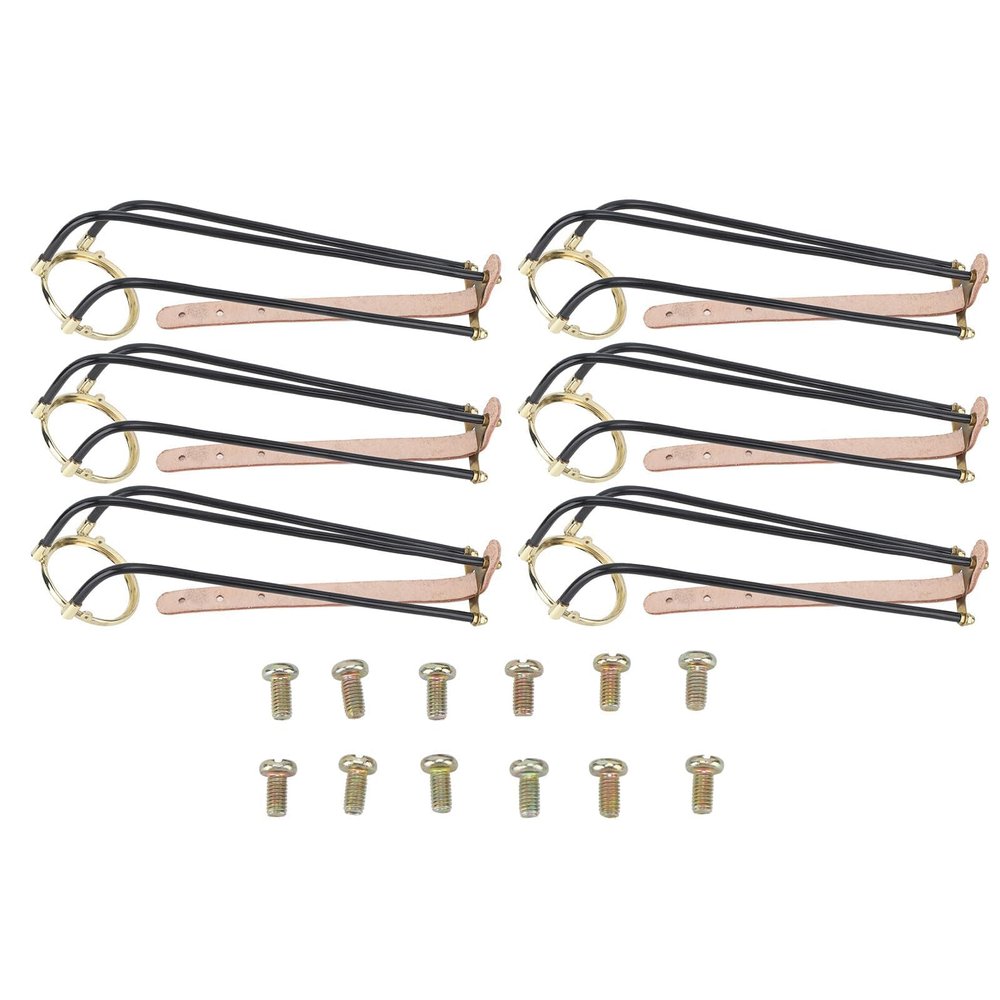 JEOZBM 6 pcs Billiards Table Pocket Rail, Snooker Table Pocket Net Complete with Net Bags Snooker Billiard Table Accessories