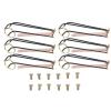 JEOZBM 6 pcs Billiards Table Pocket Rail, Snooker Table Pocket Net Complete with Net Bags Snooker Billiard Table Accessories view 1