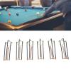 JEOZBM 6 pcs Billiards Table Pocket Rail, Snooker Table Pocket Net Complete with Net Bags Snooker Billiard Table Accessories view 4
