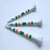 TRUESTRIKE Premium USA Golf Tees  3" or 2" Durable Plastic Performance Tees (100 Pack)  Made in USA  Bulk Value Pack - Lucky Irish 3 1/4 view 2