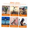 SUPVOX Bike Lock No Keys Needed Combination Chain Lock Bike Locks Security for Bikes view 3