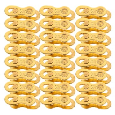 SUPVOX 24pcs Bike Chain Connectors Quick Release Buckles Repairing Links for Mountain and Road Easy to Assemble Disassemble Compatible