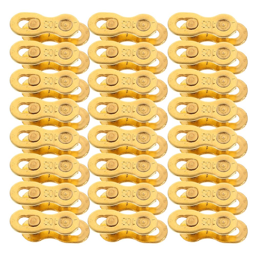 SUPVOX 24pcs Bike Chain Connectors Quick Release Buckles Repairing Links for Mountain and Road Easy to Assemble Disassemble Compatible