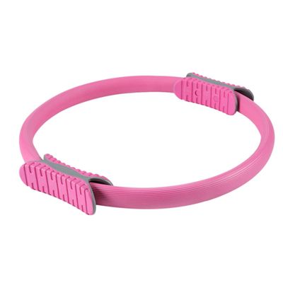 SUPVOX Non-Slip Yoga Ring for Women Fitness Equipment for Strengthening Thighs Arms and Core Muscles Durable and Comfortable Design for Home and Studio Workouts Pink