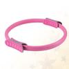 SUPVOX Non-Slip Yoga Ring for Women Fitness Equipment for Strengthening Thighs Arms and Core Muscles Durable and Comfortable Design for Home and Studio Workouts Pink view 3