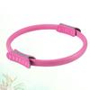 SUPVOX Non-Slip Yoga Ring for Women Fitness Equipment for Strengthening Thighs Arms and Core Muscles Durable and Comfortable Design for Home and Studio Workouts Pink view 4