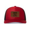 Custom Leather Patch Trucker Hat for Men & Women - Personalized Text & Photo Baseball Cap Laser Engraved.08 view 1