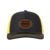 Custom Leather Patch Trucker Hat for Men & Women - Personalized Text & Photo Baseball Cap Laser Engraved.04 view 1