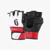 Gameness Pro Training Gloves | Premium Leather | Professional Grade Training Glove for MMA, and More Black/White/Red Small view 4