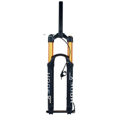 ZECHAO 27.5/29in Suspension Fork Bike Front,15 * 100mm Thru Axle 1-1/8" Alloy Air Mountain Bike Fork 140/160mm Travel Rebound Adjust (Color : Black-160MM, Size : 29inch)