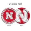YouTheFan NCAA Nebraska Cornhuskers Flimzee Bean-Bag Flying Disc view 3
