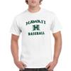 AS1095 - Hawaii Rainbow Warriors Arch Logo Baseball T Shirt - 3X-Large - White view 2