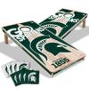 YouTheFan NCAA Michigan State Spartans 2 x 4 Professional Wood Cornhole Game with Logo Bags view 1