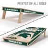 YouTheFan NCAA Michigan State Spartans 2 x 4 Professional Wood Cornhole Game with Logo Bags view 2