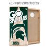 YouTheFan NCAA Michigan State Spartans 2 x 4 Professional Wood Cornhole Game with Logo Bags view 3