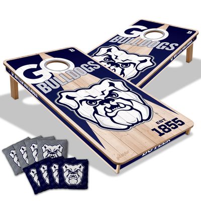 YouTheFan NCAA Butler Bulldogs 2 x 4 Professional Wood Cornhole Game with Logo Bags
