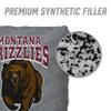 YouTheFan Officially-Licensed NCAA Montana Grizzlies Set of 4 Cornhole Bags - All Weather Regulation 6 x 6 Size - 16oz Weight - Designed in USA view 4