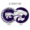 YouTheFan NCAA Kansas State Wildcats Flimzee Bean-Bag Flying Disc view 3