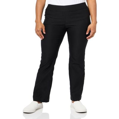 Briggs New York Women's Pull On Bootcut Magic Pant, Black, 12