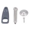Syrisora Boat Transom Clamp, 663 43118 648 43114 01, Stainless Steel Aluminum, 15HP-40HP Outboard Motor Transom Clamp view 2