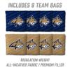 YouTheFan NCAA Montana State Bobcats 2 x 4 Professional Wood Cornhole Game with Logo Bags view 4