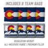 YouTheFan State of Colorado 2 x 4 Professional Wood Cornhole Game with Bags view 4