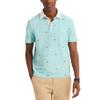 Nautica Classic Fit Printed Polo, Antigua Surf, XXL view 1