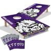 YouTheFan NCAA TCU Horned Frogs 2 x 3 Wood Cornhole Game with Logo Bags view 1